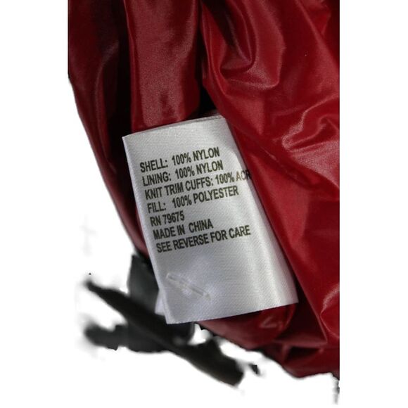 Michael Michael Kors Womens Full Zipper Puffer Jacket Black Size Medium - Picture 7 of 7